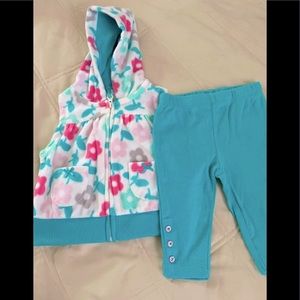 Carter’s- Baby Girl Two Piece Set- Size 3 mo.